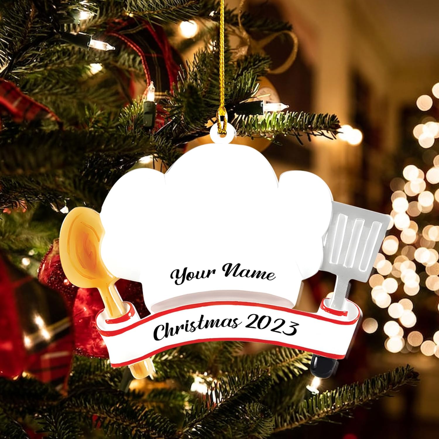 Personalized Baking Mixer Ornament, Baker Ornament for Christmas 2023, Baking Ornaments for Christmas Tree, Chef Christmas Ornament Tree Hanging Ornament Pine Decorations (Baker 12)