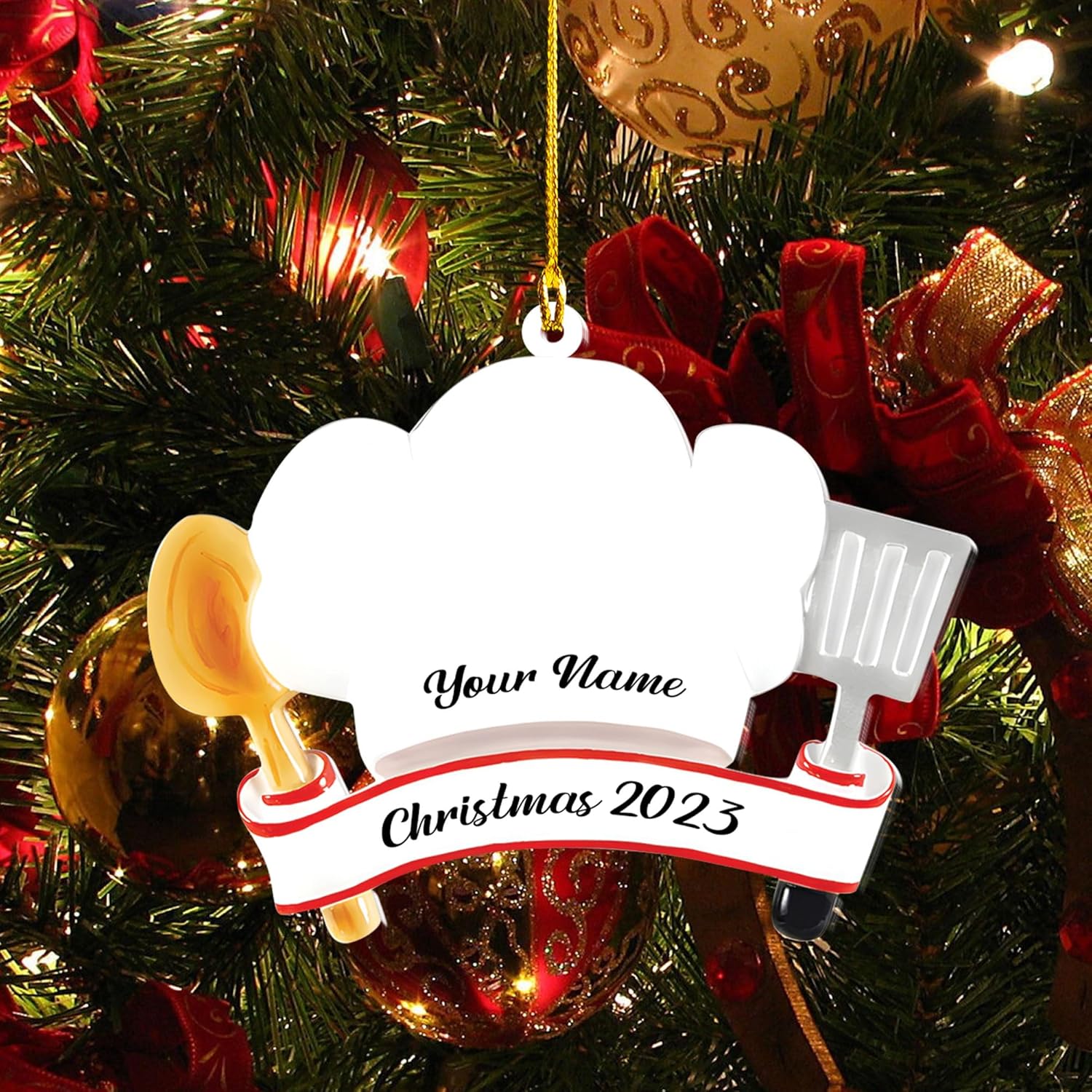 Personalized Baking Mixer Ornament, Baker Ornament for Christmas 2023, Baking Ornaments for Christmas Tree, Chef Christmas Ornament Tree Hanging Ornament Pine Decorations (Baker 12)