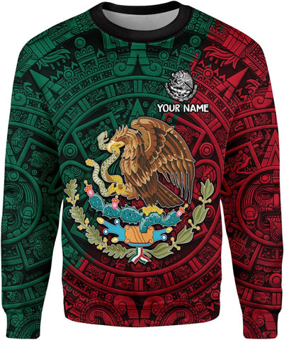 RoyalBro Personalized Mexico Shirt, Camisas de Mexico Customized Mexican Shirts Mexican Flag Mexico 3D Shirt for Men Women