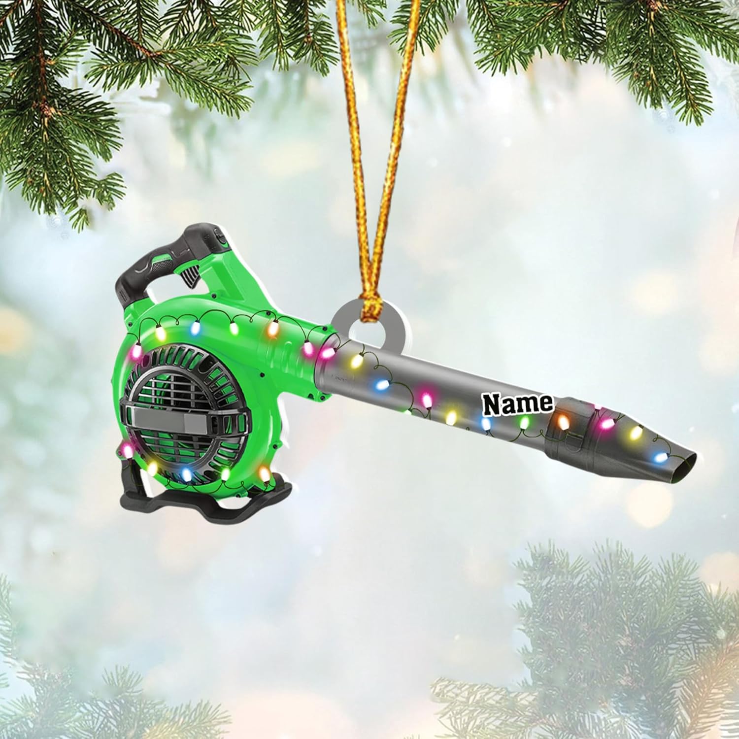 Personalized Leaf Blower Ornament 2024 Leaf Blower Christmas Ornament, Leaf Blowers Ornament Christmas, 2024 Leaf Blowers Ornament for Christmas Tree Decor Hanging Leaf Blowers Gift Xmas (LB12)