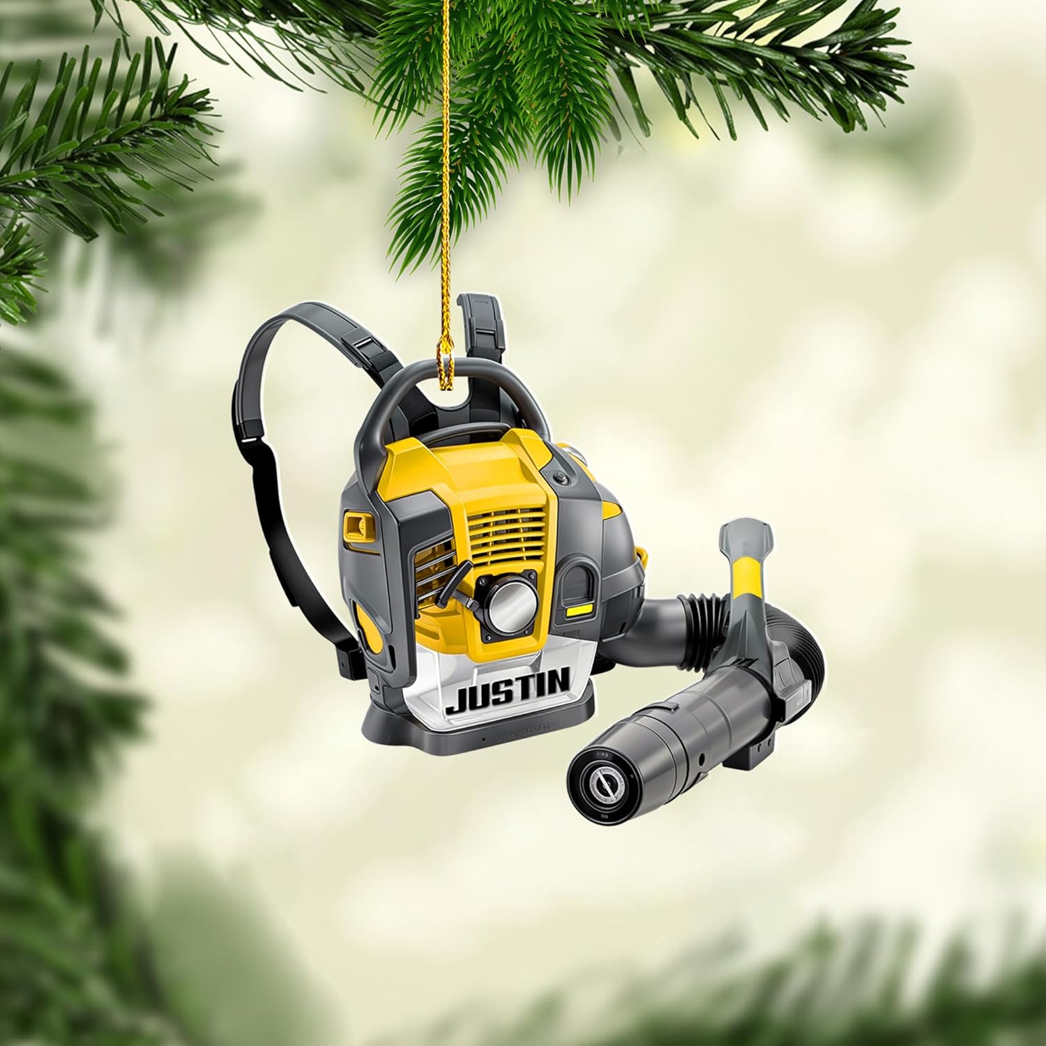 Royal Fight Custom Leaf Blower Christmas Ornament 2024 Leaf Blowers Ornament for Christmas Tree Decor Hanging Leaf Blower Ornament Lover Gift Xmas Leaf Blowers Gift Xmas (OLB20)
