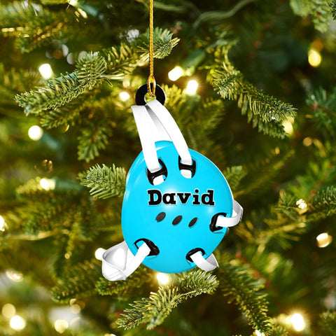 Personalized Wrestling Ornaments, Wrestling Christmas Ornament 2024, Boys Girls Wrestling Gifts Wrestler Christmas Ornaments, Wrestling Coach Gift for Wrestling Player Wrestling Helmet Ornament (W4)
