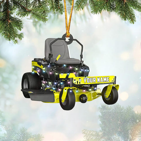 Personalized Lawnmower Ornaments 2024, Landscaper Christmas Ornament Lawnmower Ornament, Lawnmower Christmas Ornament Lawn Mower Ornaments Lawn Mower Riding Ornament Tree Hanging Xmas Gift (LM8)
