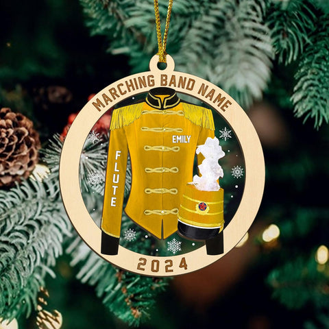 AOVL Custom Marching Band Ornament Music Ornament Marching Band Teacher Gifts Music Marching Band Gifts Band Director Gifts Music Ornament Marching Band Teacher Gifts Music (MB13)