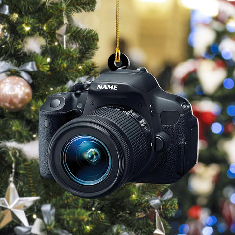 Royal Fight Personalized Camera Ornament Camera Xmas Ornament Gift 2023 Photography Christmas Ornaments ift for New Photographer Ornament Camera Gifts Camera Lover Gifts (Camera 4)