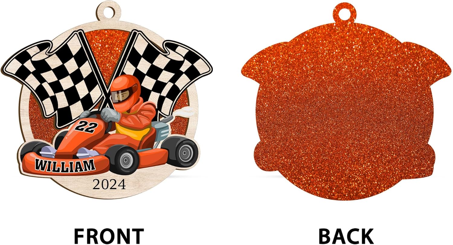 Royal Fight Custom Racing Car Ornament 2024 Race Car Ornament for Christmas Tree Gift for Racing Lovers Drag Racing Ornament Racer Gifts Drag Racing Ornament Gift Xmas (HRC6)