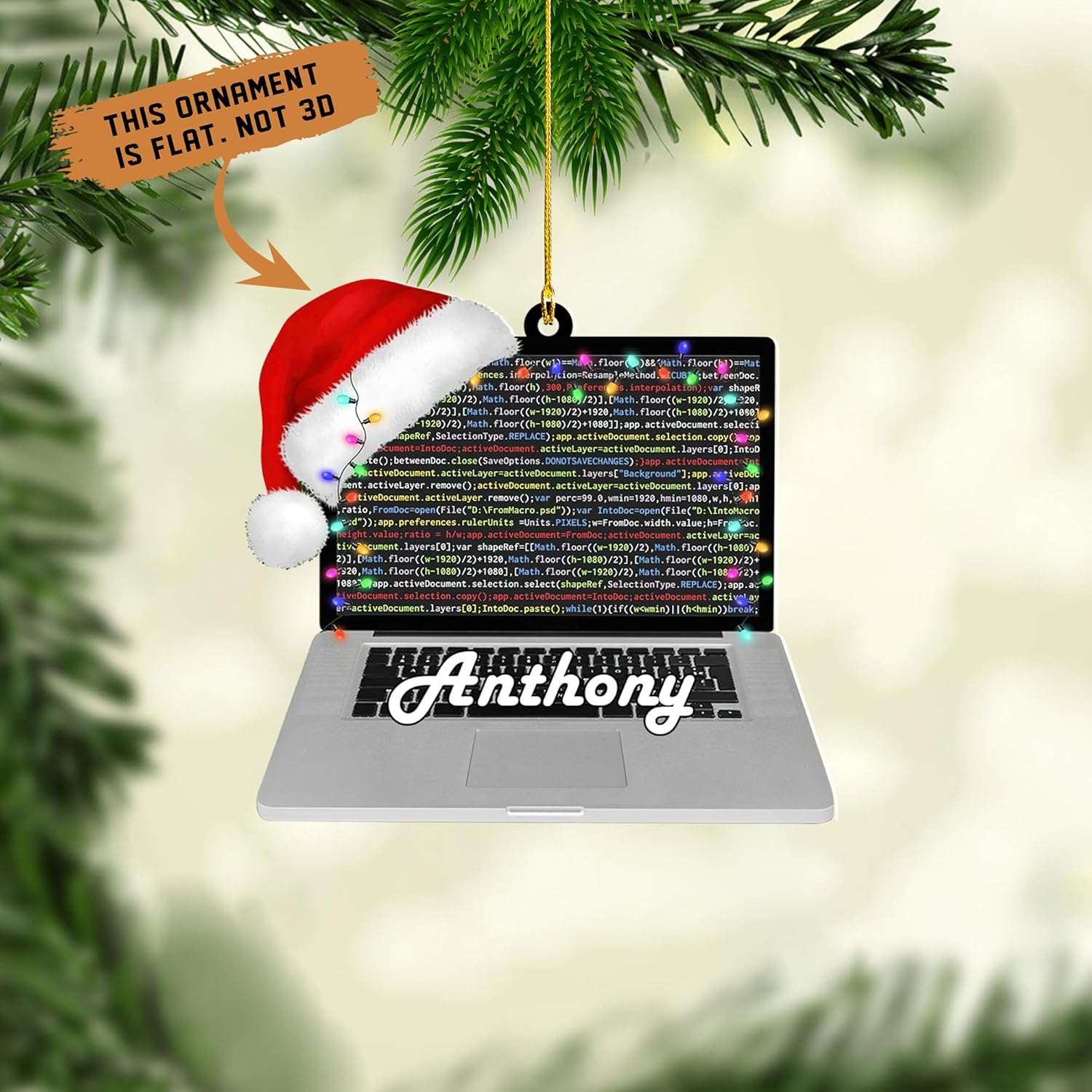 Personalized Computer Ornament, Pc Computer Christmas Ornament Gaming Ornaments Gaming Chair Ornament Headphone Ornament Computer monitor Ornaments Gaming Computer Ornaments Xmas Gifts Boy Girl (PC20)