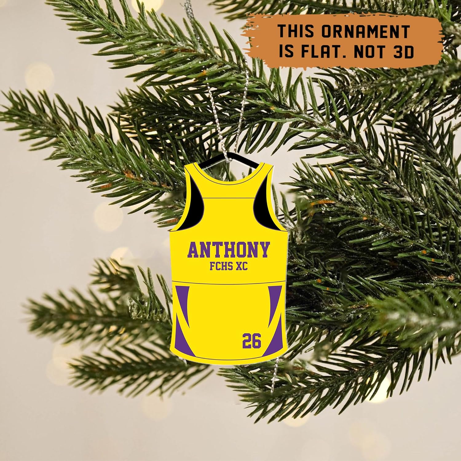 Artparel Custom Runner Ornament 2024 Track and Field Ornament Custom Marathon Ornament Running Christmas Ornament Gift for Runner Running Man Running Lovers Running Ornaments for Xmas (RN6)