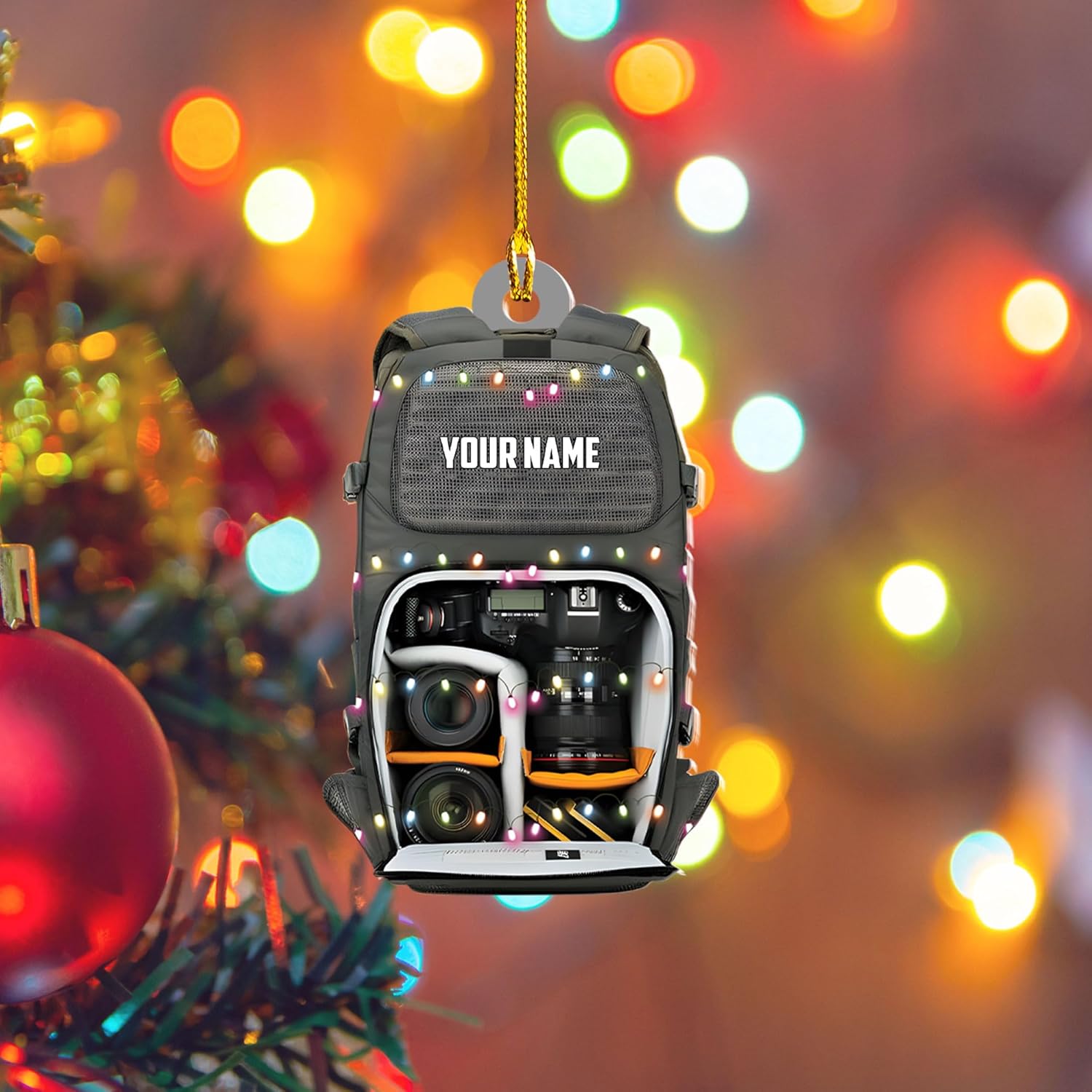 Royal Fight Personalized Camera Ornament Camera Xmas Ornament Gift 2023 Photography Christmas Ornaments ift for New Photographer Ornament Camera Gifts Camera Lover Gifts (Camera 9)