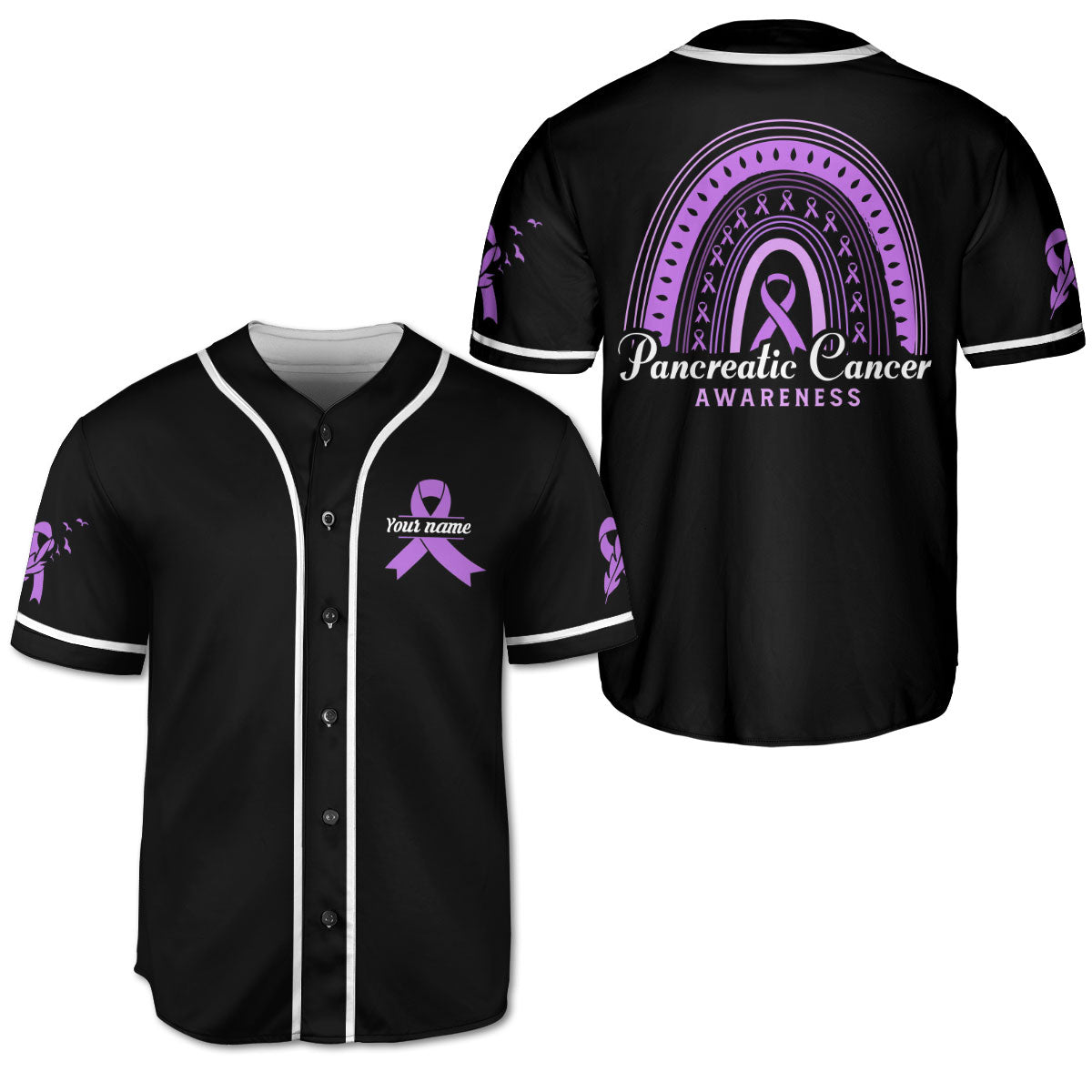 Personalized Name Pancreatic Cancer Awareness Jersey, Pancreatic Cancer Support Jersey