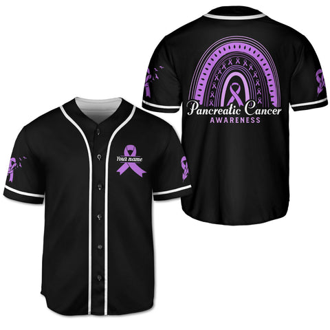 Personalized Name Pancreatic Cancer Awareness Jersey, Pancreatic Cancer Support Jersey