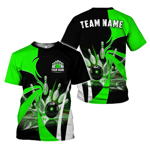 Personalized Name Bowling Shirt 3D for Men Women, Custom Bowler Gift shirt, 3D All Over Printed Shirt