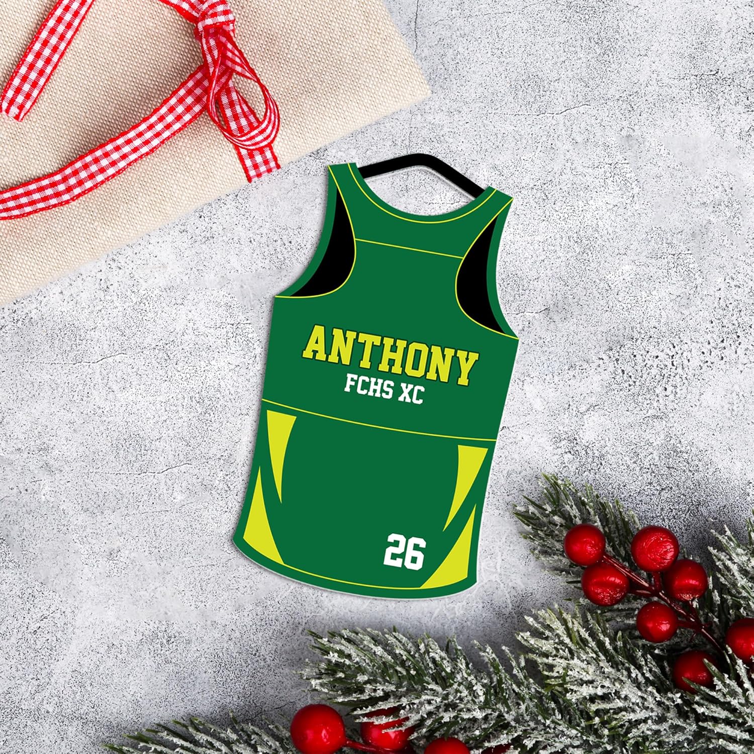 Artparel Custom Runner Ornament 2024 Track and Field Ornament Custom Marathon Ornament Running Christmas Ornament Gift for Runner Running Man Running Lovers Running Ornaments for Xmas (RN6)