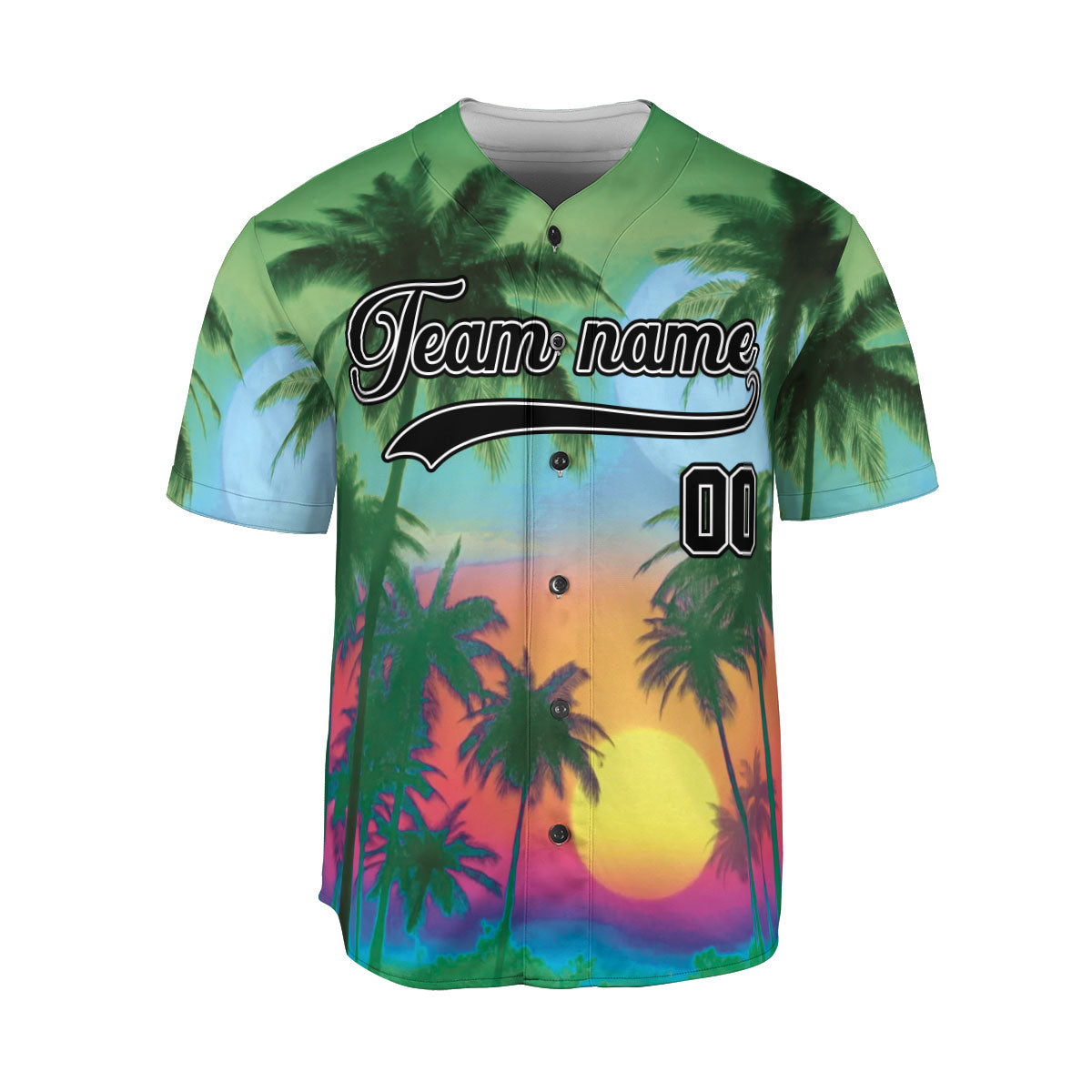 Custom Baseball Jersey Sports shirt for Men Women Youth, Personalized Name Summer Beach Jersey