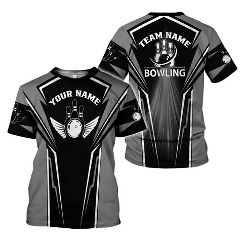 Personalized Name Bowling 3D Shirt for Men Women, Custom Bowler Gift shirt, 3D All Over Printed Shirt