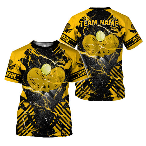 Custom Team Name and Name PADEL 3D Shirt for Men Women, Custom Bingo game Shirts for Team