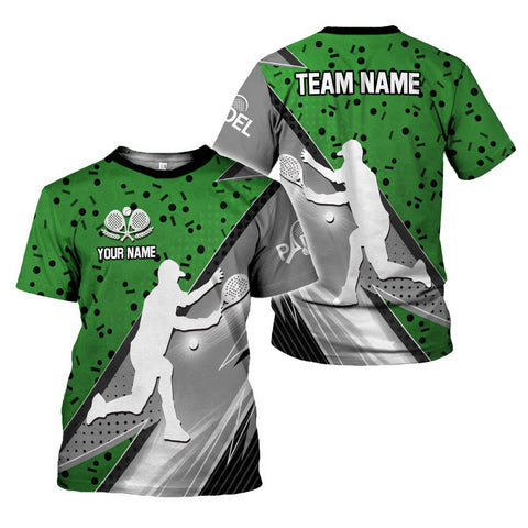 Personalized Team Name and Name PADEL 3D Shirt for Men Women, Custom Bingo game Shirts for Team