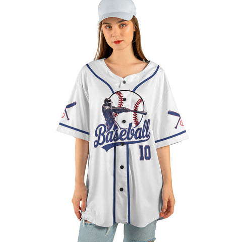 Personalized Name Baseball Jersey for Men Women, Baseball Shirts for baseball player