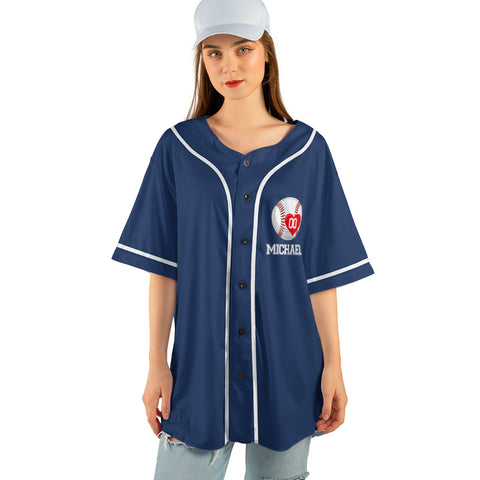 Personalized Baseball Jersey, Custom Baseball Shirts, unisex Jerseys for Men Women