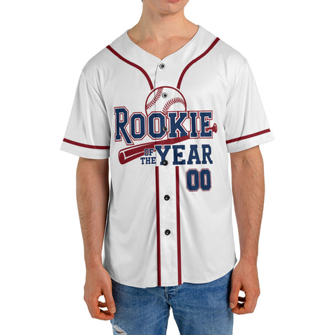 Personalized Name and Number Rookie Year Baseball Jersey for Men Women, Baseball Shirts for baseball player