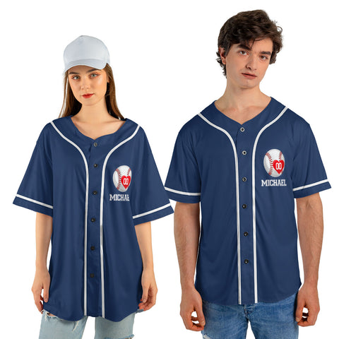 Personalized Baseball Jersey, Custom Baseball Shirts, unisex Jerseys for Men Women