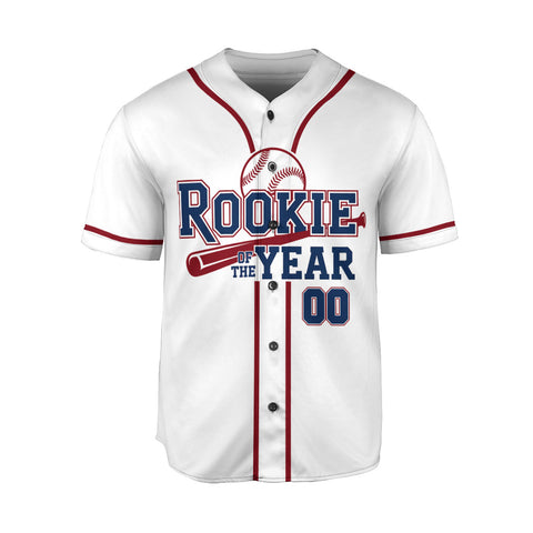 Personalized Name and Number Rookie Year Baseball Jersey for Men Women, Baseball Shirts for baseball player