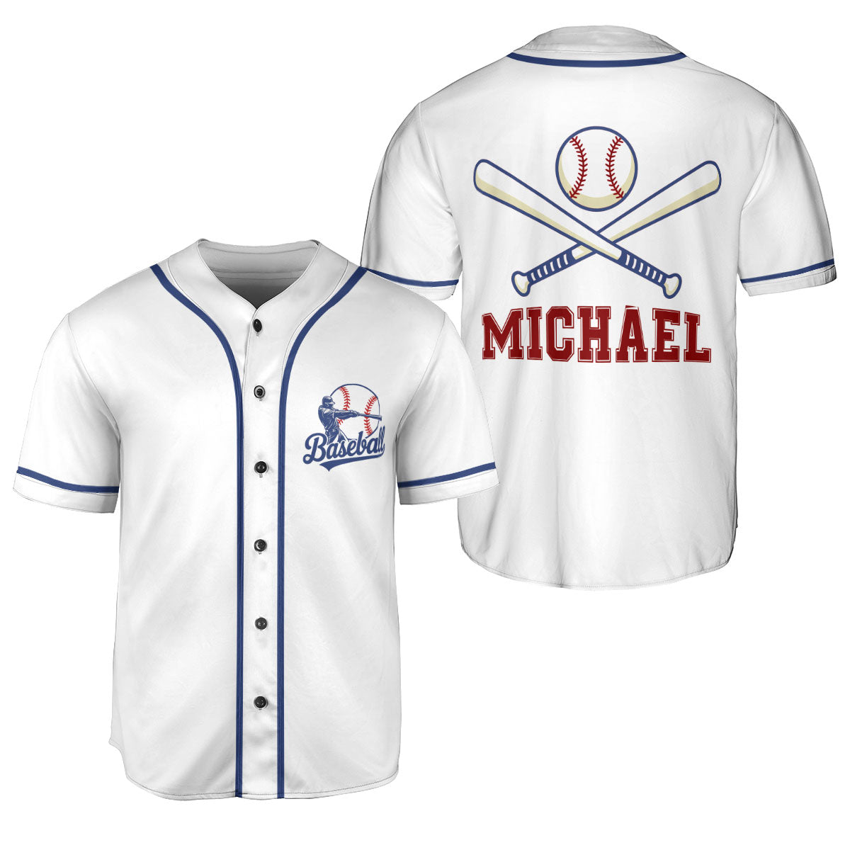 Personalized Baseball Jersey with Name, Custom Baseball Shirts for baseball player, unisex Jerseys for Men Women