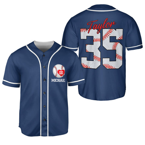 Personalized Baseball Jersey, Custom Baseball Shirts, unisex Jerseys for Men Women