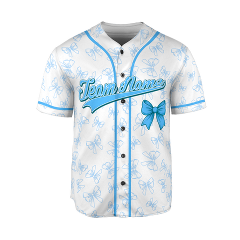 Personalized Name Girly Bow Jerseys, 3D Shirts for Women, Custom Name Gifts shirt for her