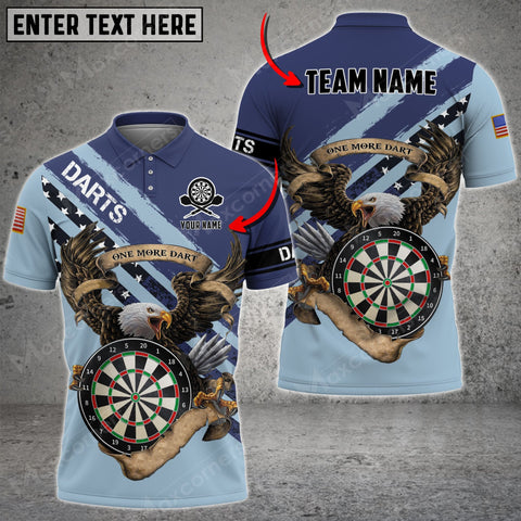 Mostprints Darts US Flag Veteran Military Army Color Options Personalized Name, Team Name Unisex 3D Shirt