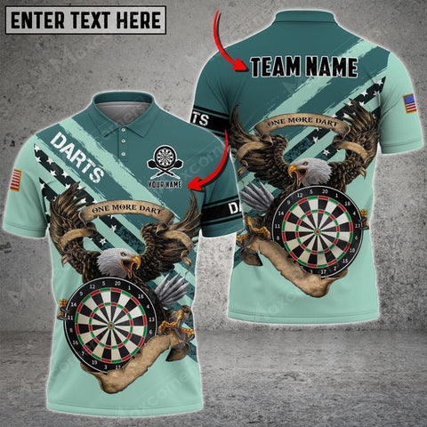 Mostprints Darts US Flag Veteran Military Army Color Options Personalized Name, Team Name Unisex 3D Shirt