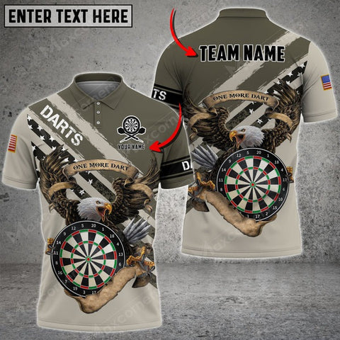 Mostprints Darts US Flag Veteran Military Army Color Options Personalized Name, Team Name Unisex 3D Shirt