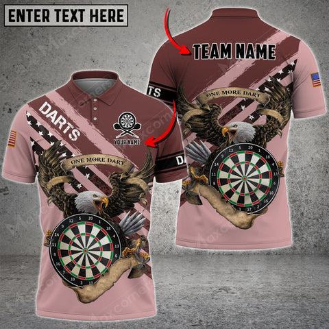 Mostprints Darts US Flag Veteran Military Army Color Options Personalized Name, Team Name Unisex 3D Shirt