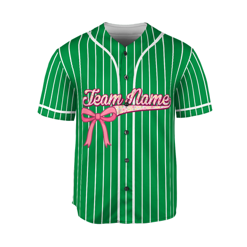 Personalized Bow Jerseys, Glitter Bow 3D Shirts for Women, Custom girl Gifts shirt