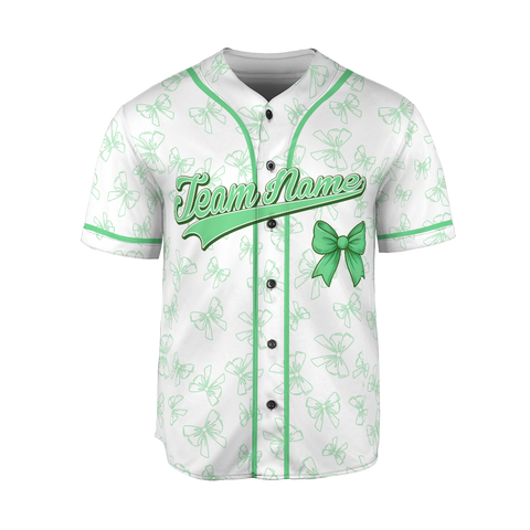 Personalized Name Girly Bow Jerseys, 3D Shirts for Women, Custom Name Gifts shirt for her