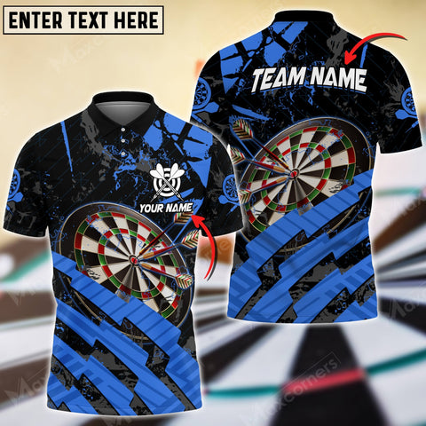Mostprints Style Pattern Darts Multicolor Option Personalized Your Name 3D Shirt (4 Colors)