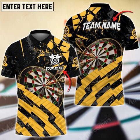 Mostprints Style Pattern Darts Multicolor Option Personalized Your Name 3D Shirt (4 Colors)