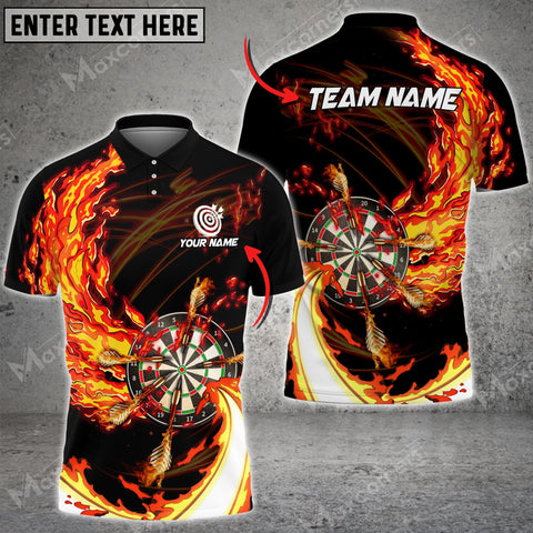 Mostprints Breath Of Fire Darts Multicolor Option Personalized Name 3D Shirt ( 4 Colors )