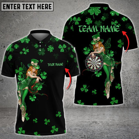 Mostprints St.Patrick Day Darts Personalized Name, Team Name 3D Shirt