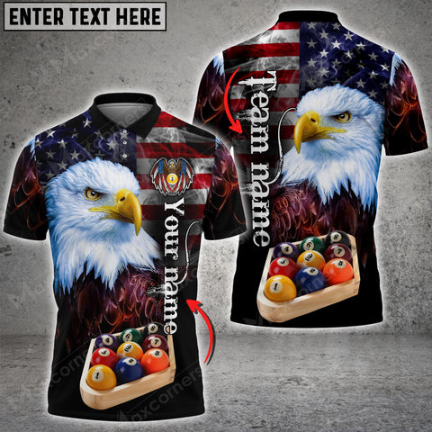 Mostprints Billiards American Eagle Ball 9 Personalized Unisex Shirt