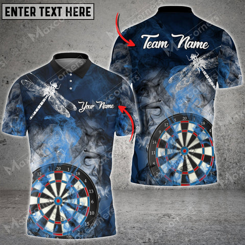 Mostprints Darts Smoke Color Options Personalized Name, Team Name Unisex 3D Shirt ( 4 Colors )