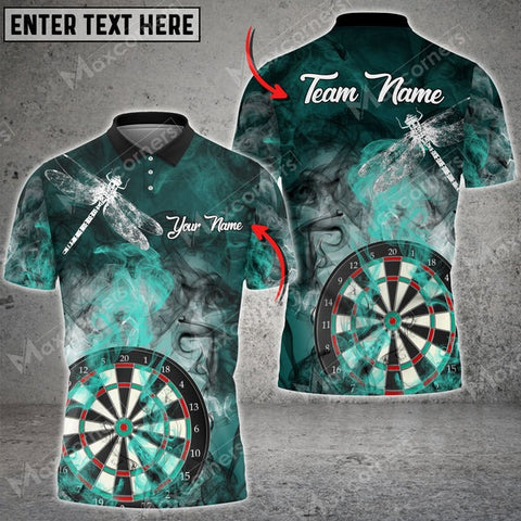 Mostprints Darts Smoke Color Options Personalized Name, Team Name Unisex 3D Shirt ( 4 Colors )