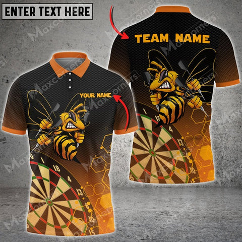 Mostprints Bee Darts Board Personalized Name, Team Name 3D Shirt