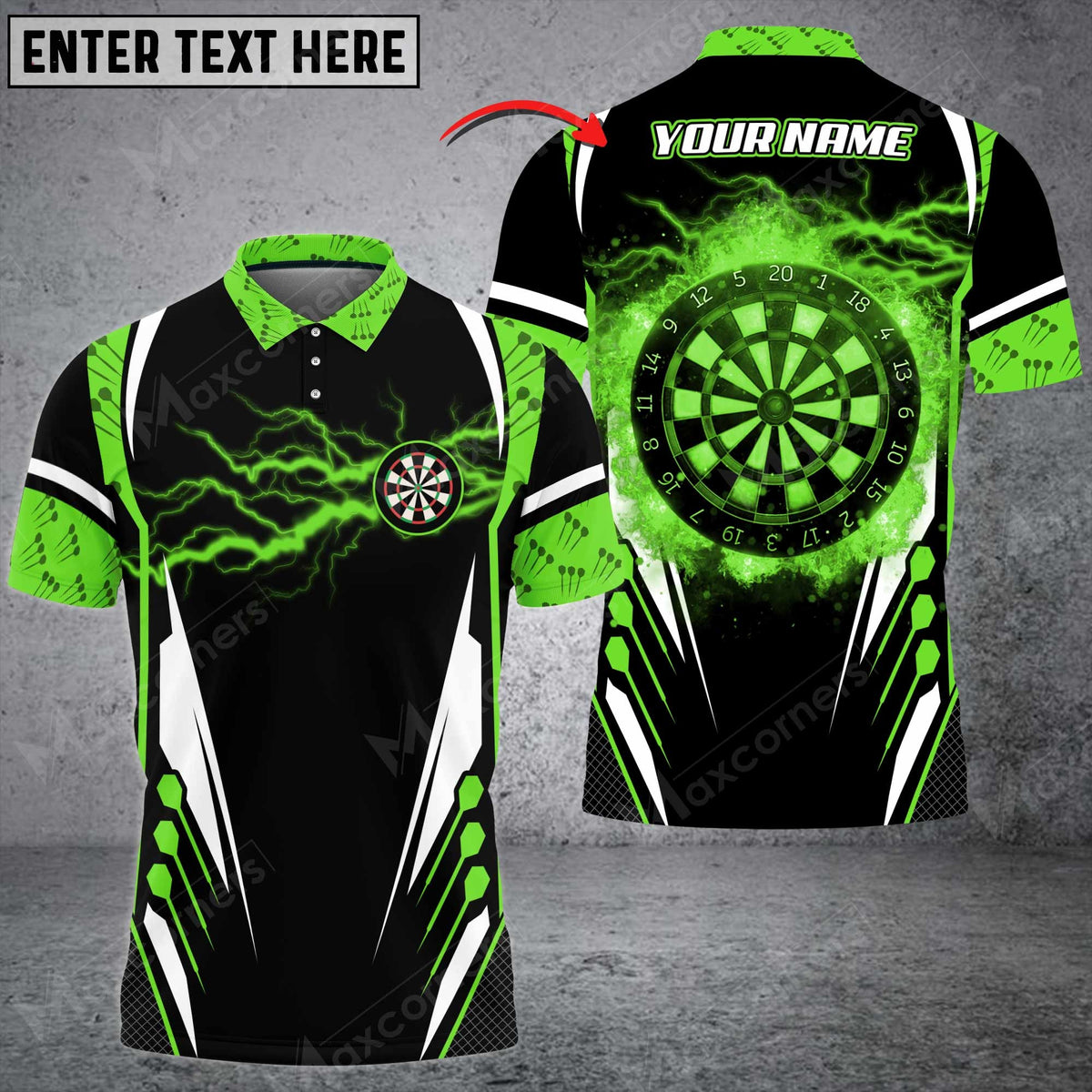 Mostprints Thunder Darts Personalized Name 3D Shirt