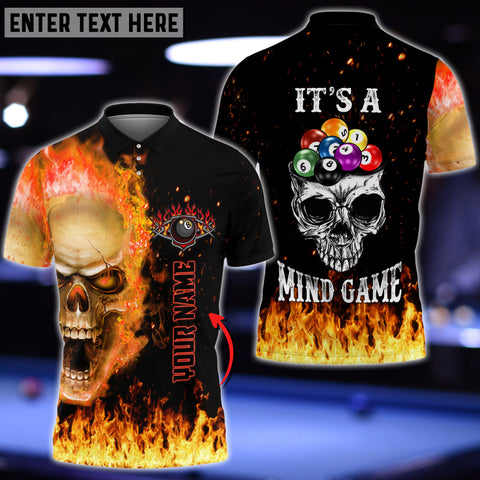 Mostprints Billiards Skull Personalized 3D Shirt