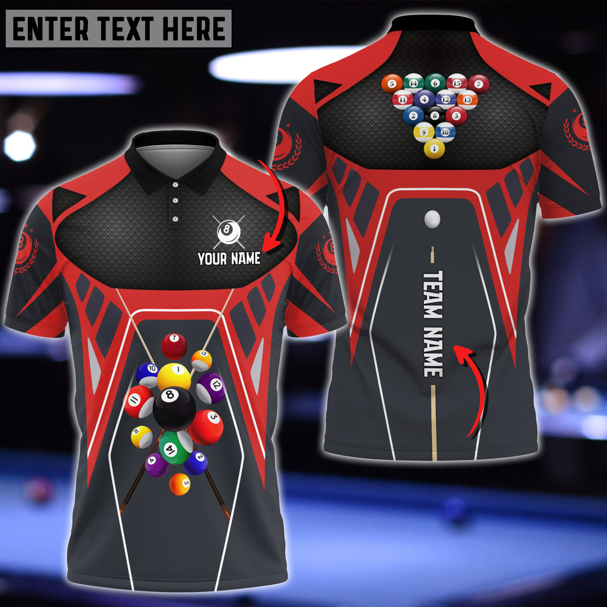 Mostprints Billiards Strategy Master Personalized Name 3D Shirt