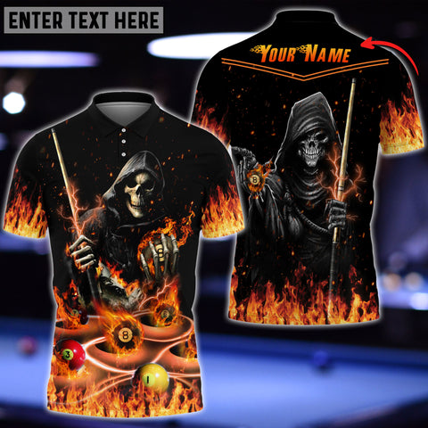 Mostprints Billiards Skull Player Personalized 3D Shirt