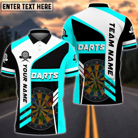 Mostprints Sport Dartboard Darts Multicolor Option Personalized Name 3D Shirt (4 Colors)