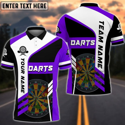 Mostprints Sport Dartboard Darts Multicolor Option Personalized Name 3D Shirt (4 Colors)