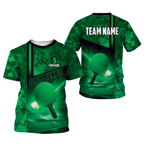Personalized Name Team's Name Table Tennis 3D Shirt, Table Tennis Shirts for Team, Men Women sport shirt